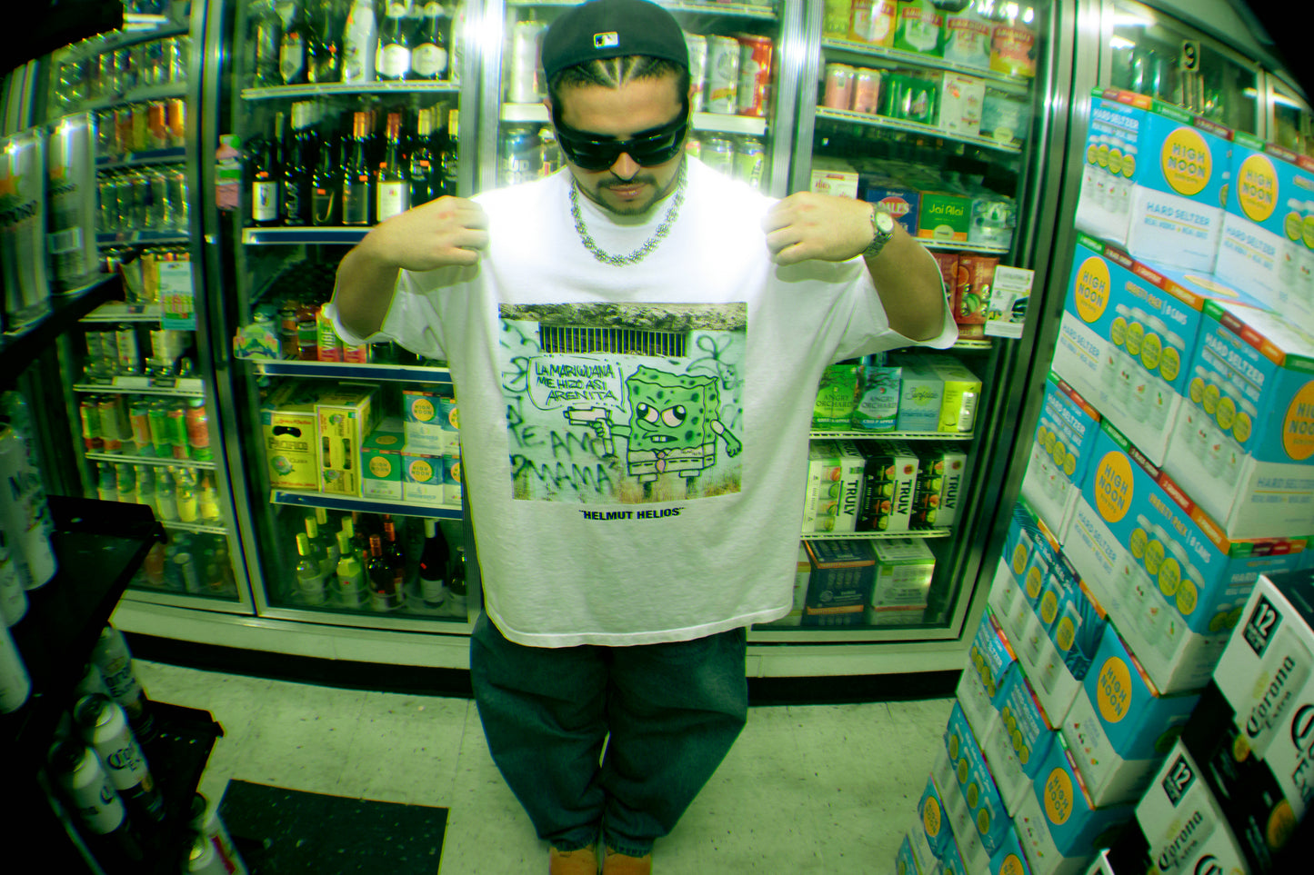 I Support Local Artist Oversize T-Shirt in White