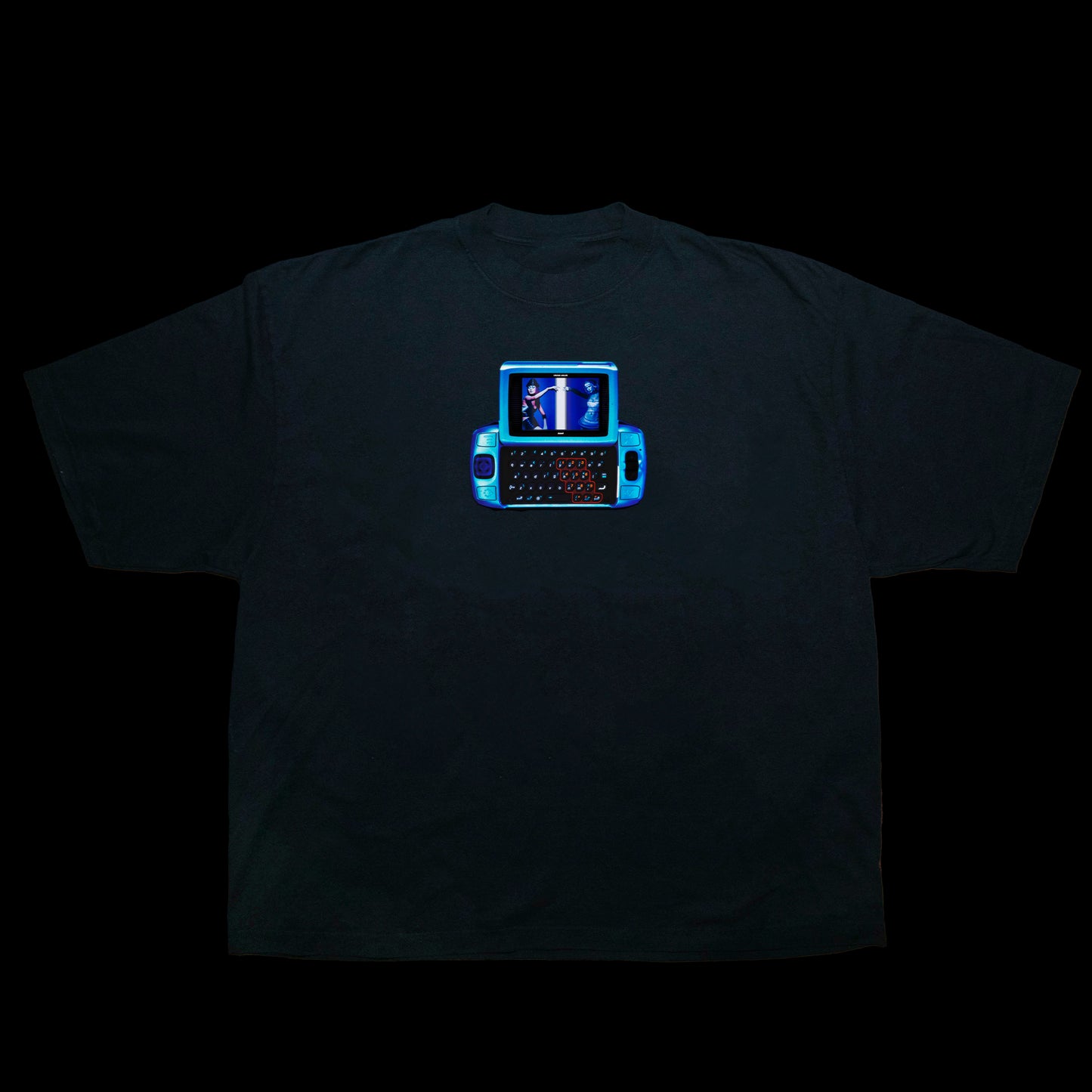 Eleve x Helmut Helios Oversize T-shirt in Black