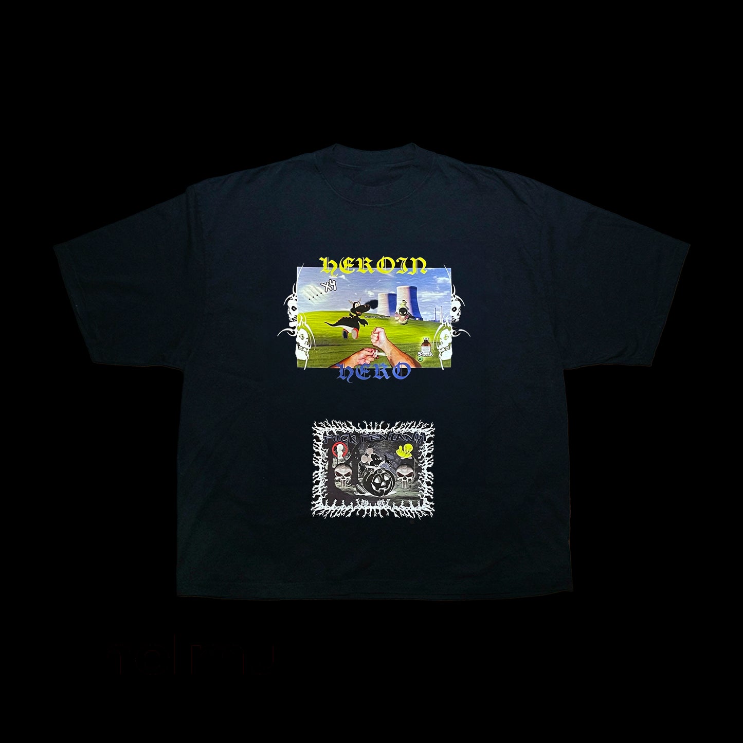 Heroine Hero T-Shirt in Black