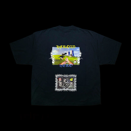 Heroine Hero T-Shirt in Black