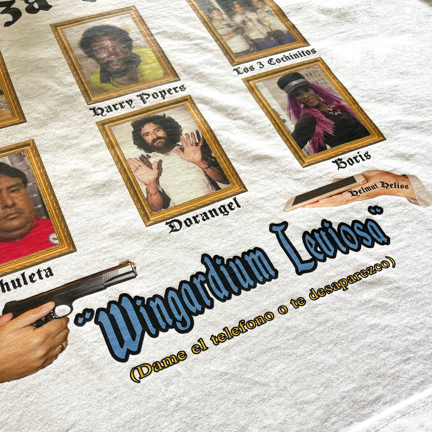 Magos de Plaza Bolivar Oversize T-Shirt in White