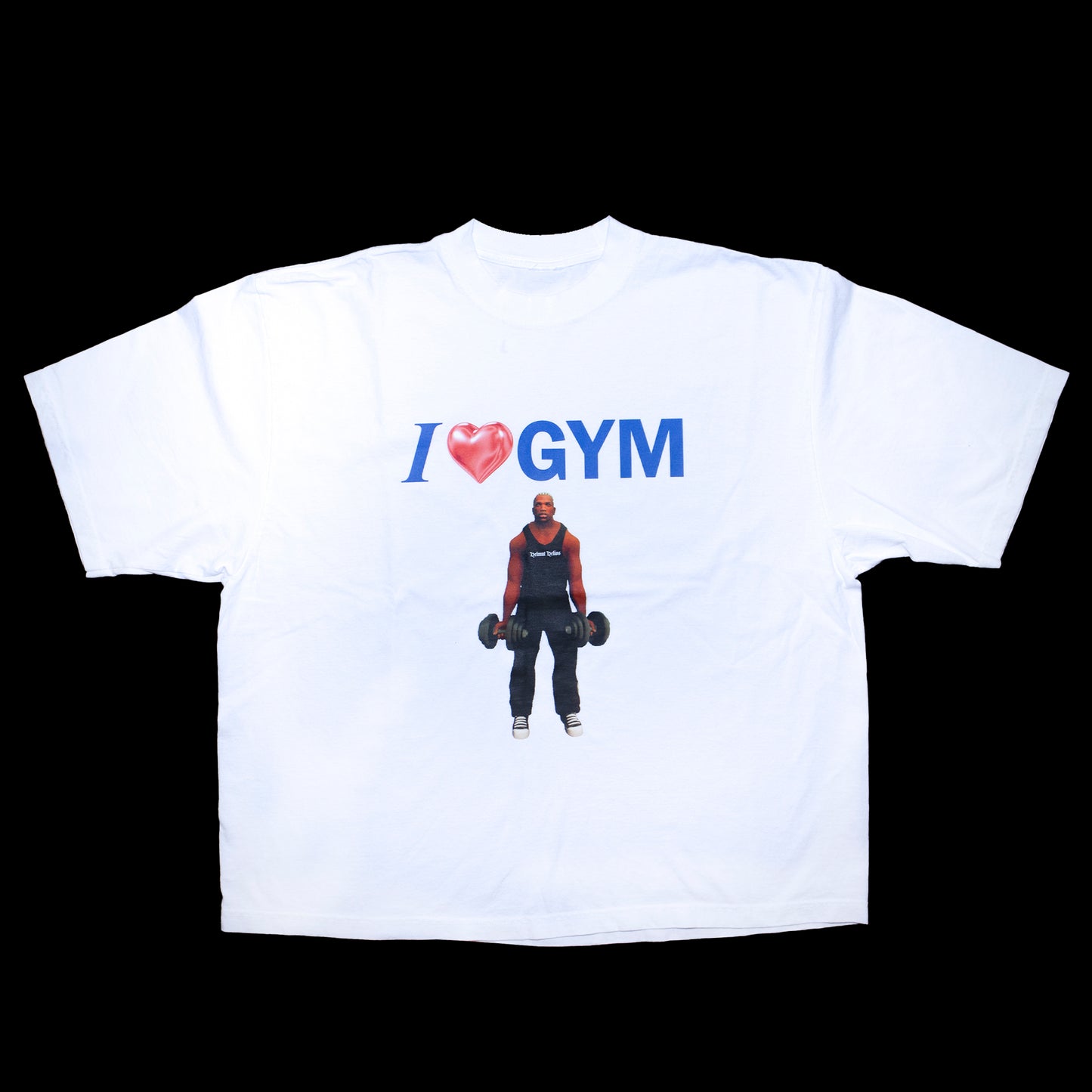 I luv GYM Oversize T-Shirt in White