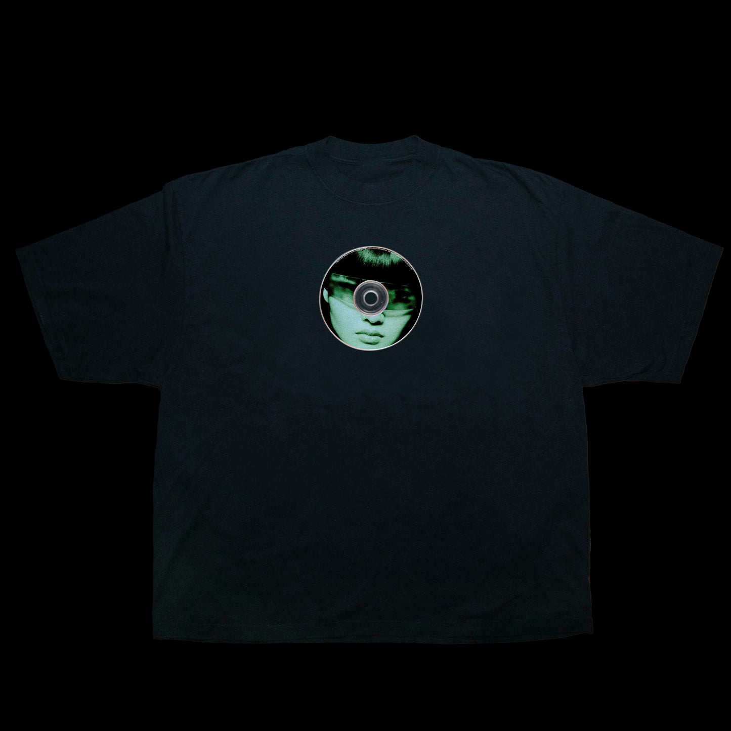 Eleve X Helmut Helios Overzise T-Shirt in Black